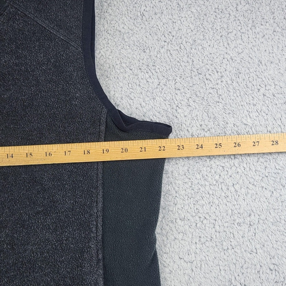 Lauren Active Ralph Lauren Vest Womens XL Gray Fleece Full Zip Stretch Pockets - Picture 9 of 14
